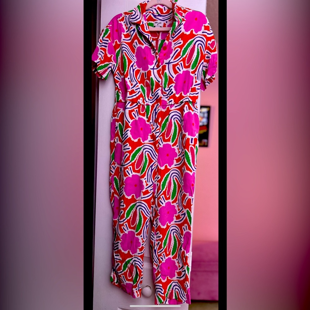 Diane Von Furstenberg Pink and Orange Kids Romper